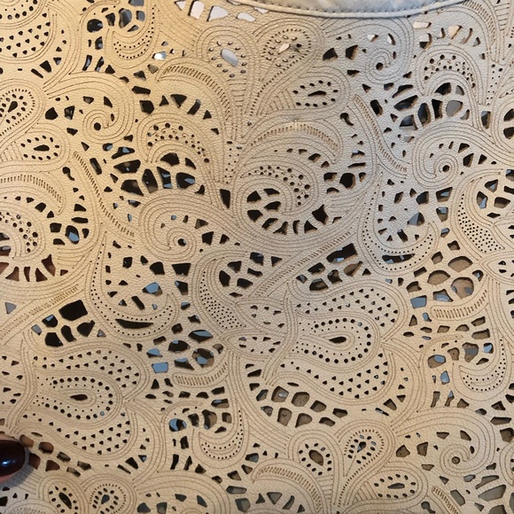 Cotton -leather top - Picture 4 of 4